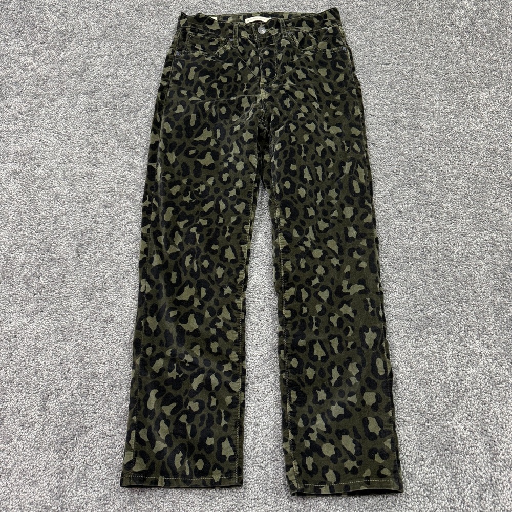 Levi 724 Leopard Print Cropped pants